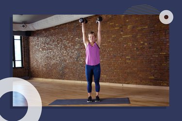 photo of LIFTED creator Holly Rilinger doing a full-body strength workout
